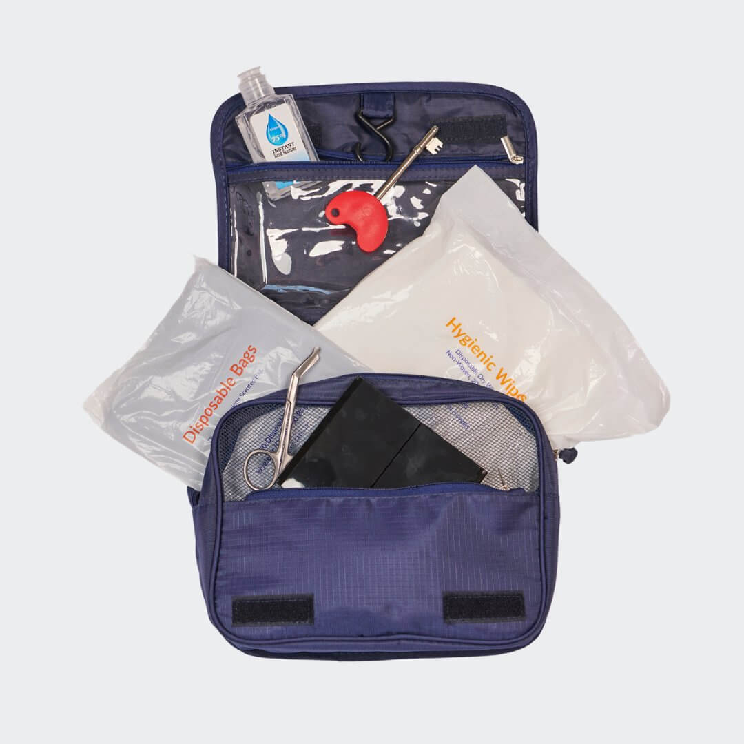 Shop Wash Bag Bundle- Ostomy Accessory Essentials only £14.99 at whiteroseostomy.co.uk- with free UK delivery on all orders over £50